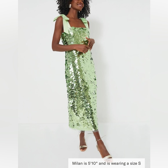 TUCKERNUCK Mint Chip Sequin Roxy Dress - Picture 2 of 13
